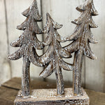 Milky Tree Trio, 10 X 12 in. 2