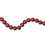 XL Bead Garland, Aged Red, 9 ft. 1
