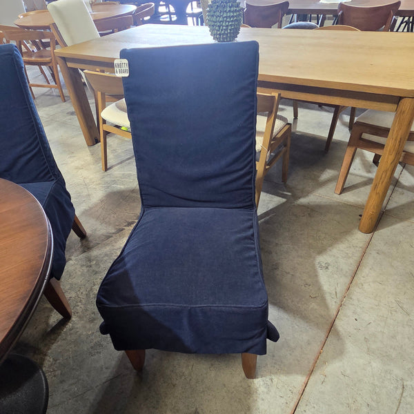 Four Seasons Parsons Chair, Beam Indigo, 20 X 27 X 40
