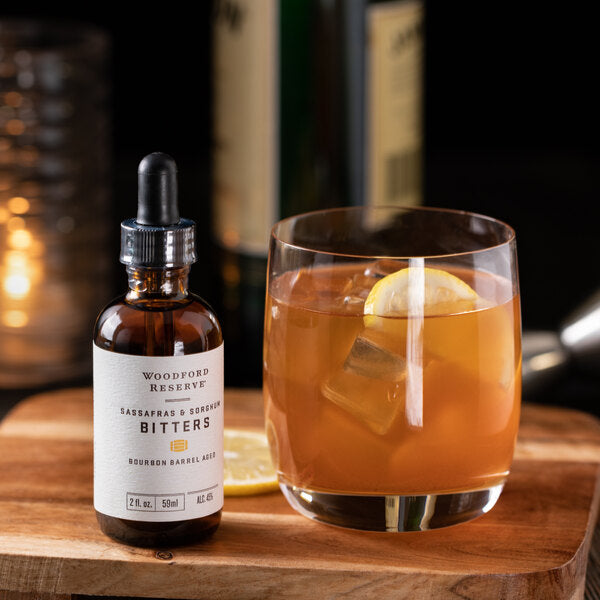 Bourbon Barrel Foods Woodford Sorghum & Sassafras  Bitters, 2 oz