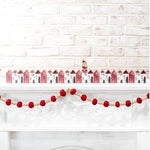 Wooden Santa Village Countdown Calendar, 29.5 in. 2