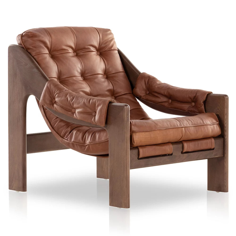 Halston Chair, Heirloom Sienna, 30 × 34.25 × 32 in.