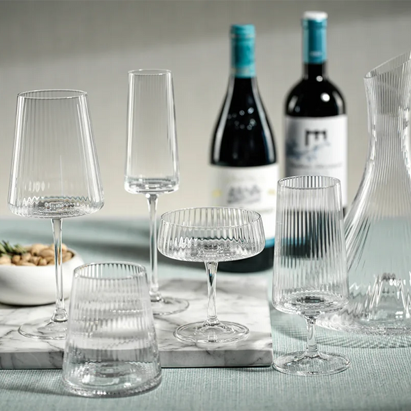 Bandol Fluted Textured Champagne Flute, 10 in.