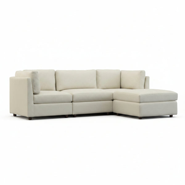 Precedent Adeline Sectional in Renewal Linen Gr 19