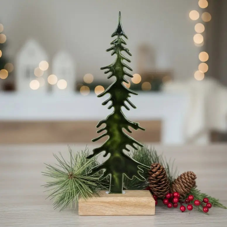 Iron Pine Tree, 16 X 5 in.