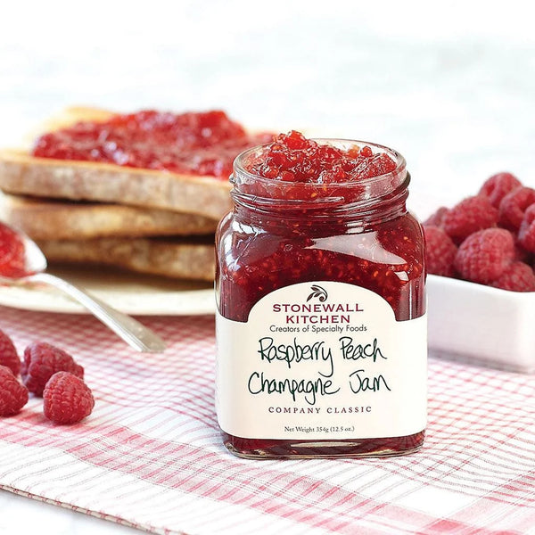 Stonewall Kitchen Raspberry Peach Champagne Jam, 3.75 oz.