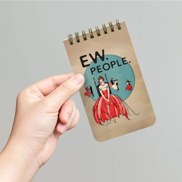 Spiral Memo Pad, Ew, People