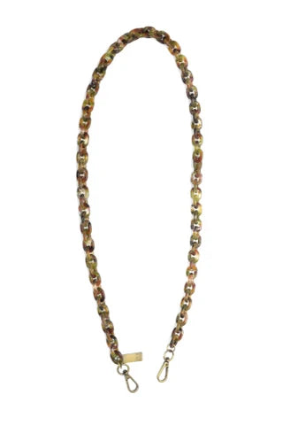 Lucite Cable Chain Strap, Autumnal