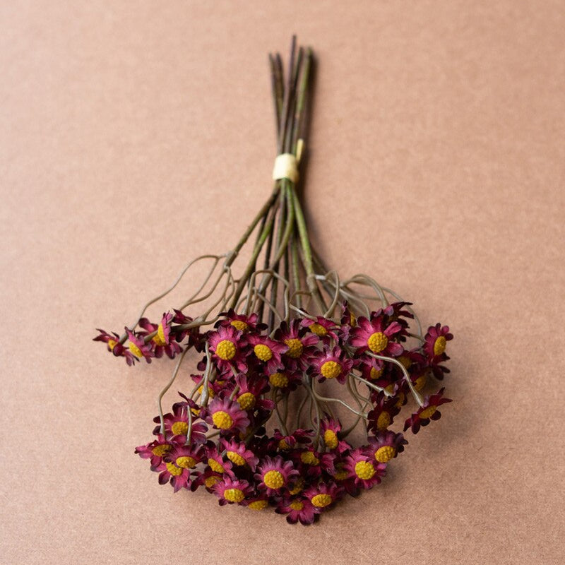 Chamomile Bundle, Burgandy, 10in.