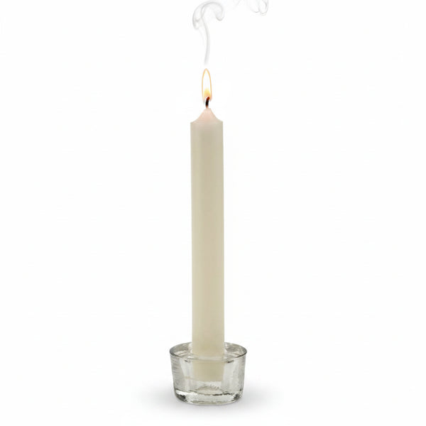 Prism Candle Holder, Small, Clear