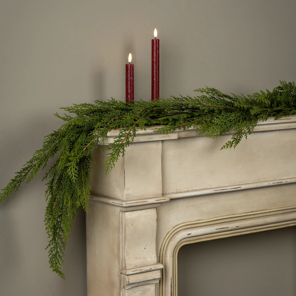 Soft Touch Cedar Garland, 6 ft.