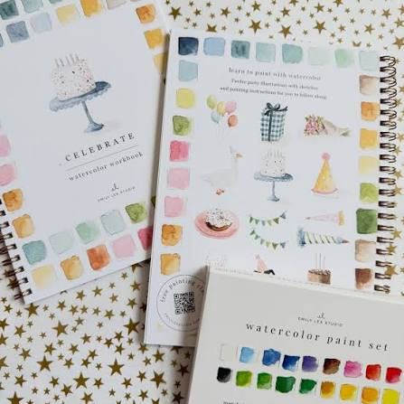 Watercolor Workbook, Celebrate