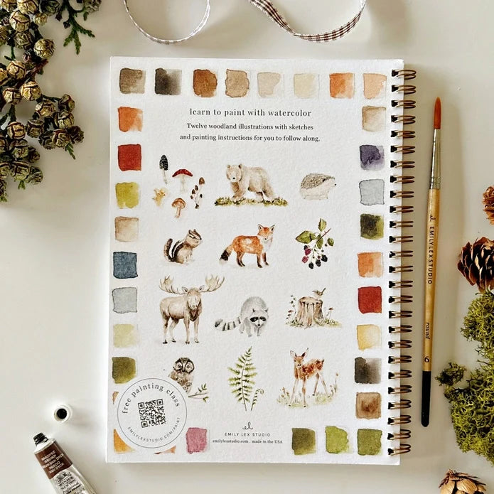Watercolor Workbook, Woodland