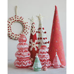 Handmade Wool Felt Tree with Star & Snowflakes, 16