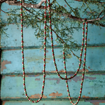 Metallic Mini Bead Garland, Red, Green and Silver, 72 in. 2