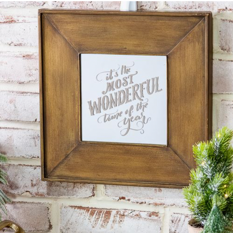 Wonderful Time of the Year Frame, 12 in.
