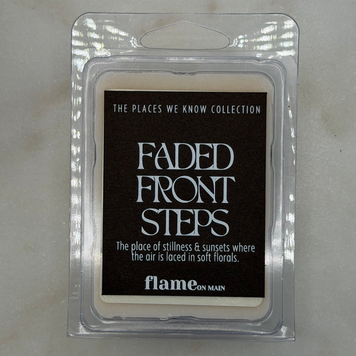Flame On Main Places We Know Wax Melts, Faded Front Steps, 2.75 oz