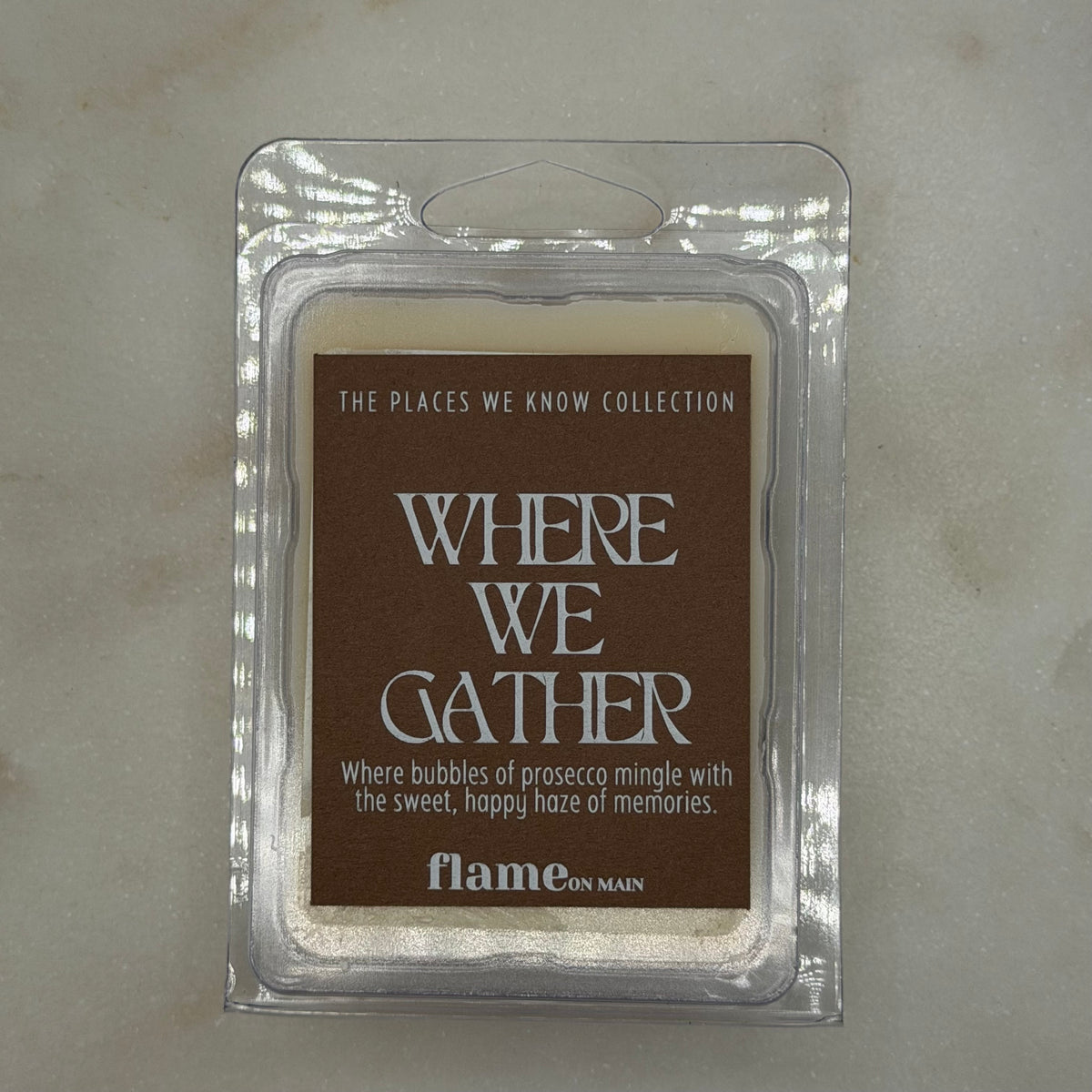 Flame On Main Places We Know Wax Melts, Where We Gather, 2.75 oz