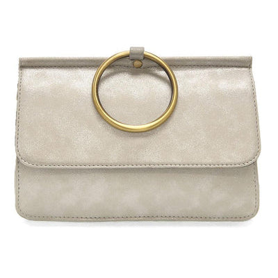 Aria Ring Bag, Metallic Silver
