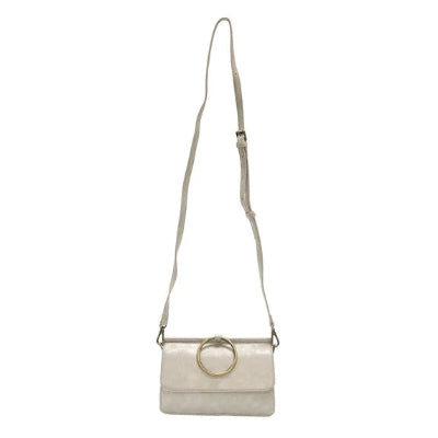 Aria Ring Bag, Metallic Silver