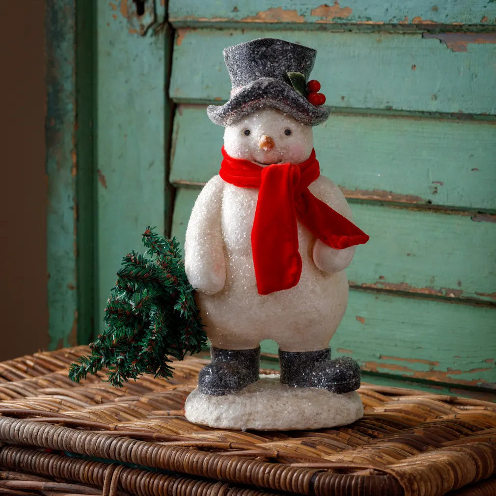 Tabletop Vintage Snowman, 14 in.