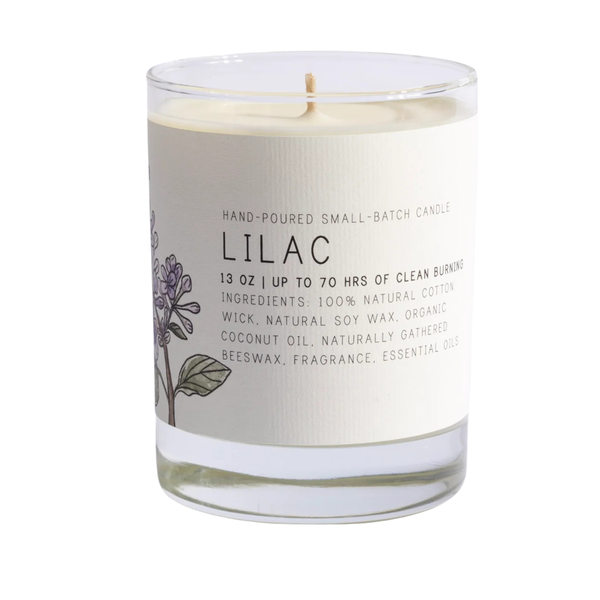 Just Bee Lilac Candle, 13 oz