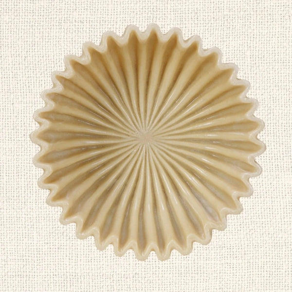 Decorative Resin Pleated Bowl, 8 in. Round