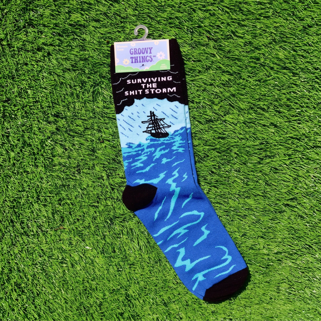 Men's Crew Socks: Surviving The Shit Storm