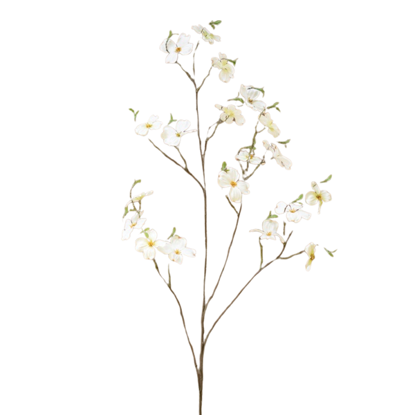 Dogwood Spray, White, 48 in.