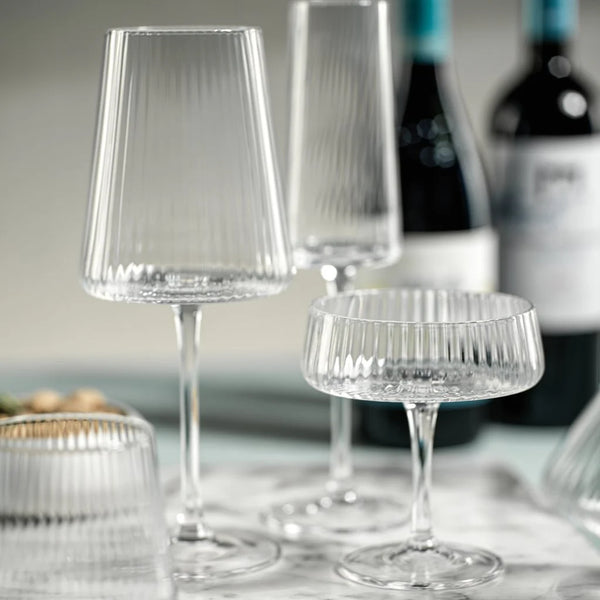 Bandol Fluted Textured Cocktail Glass, 7.5 in.