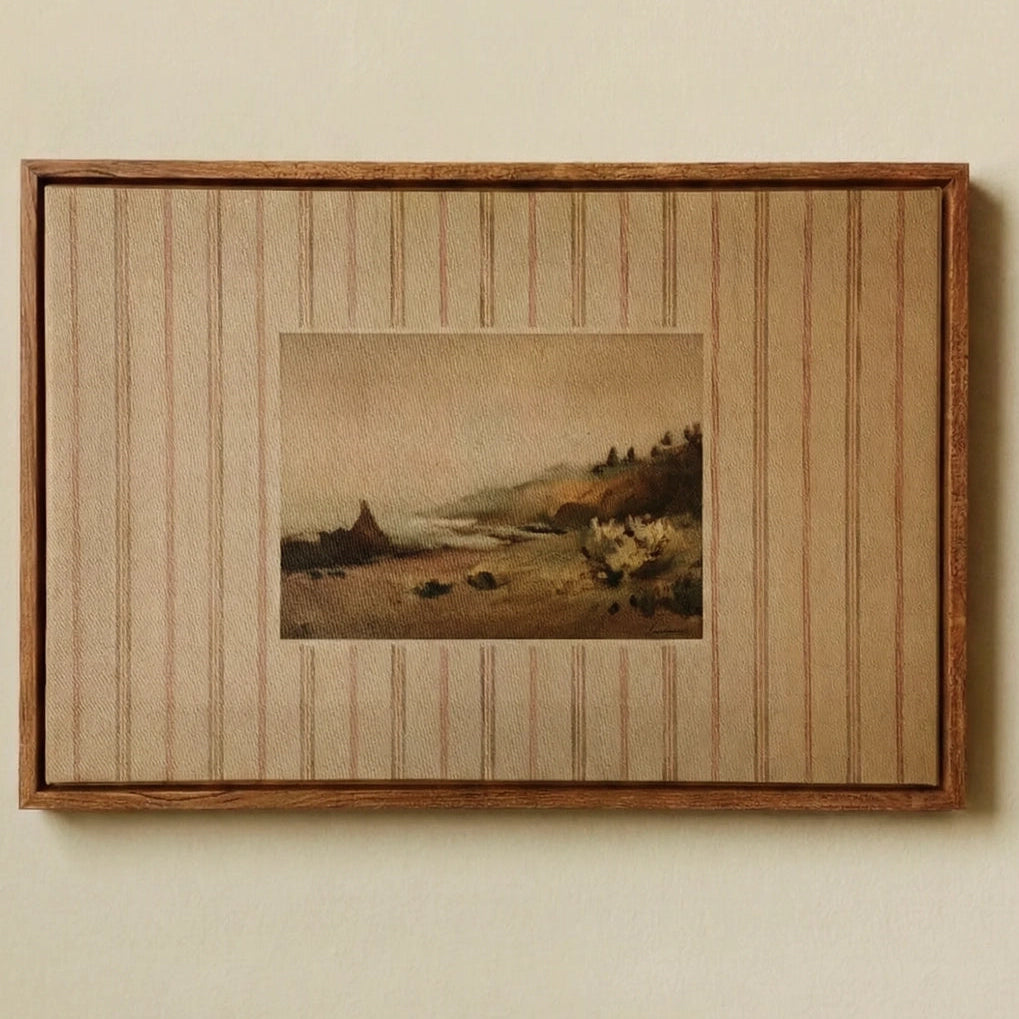 Along the Headland Path Framed Wall Art, 16 X 11 in.
