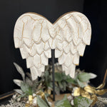 Gold Crackled Angel Wings, 16 X 7 in. 2