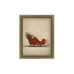 Open Sleigh Wall Art, 8 X 10 in. 1