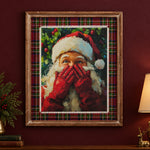 Santa's Secret Framed Wall Art, 20 in. 2