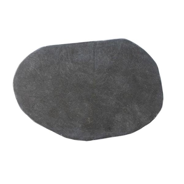 Lava Stone Serving Board, Natural, 16.25 X 10.75 in., dark textured volcanic stone perfect for kitchen decor and entertaining, available at Knotty and Board, Every Room Needs A Little Knotty and Board.