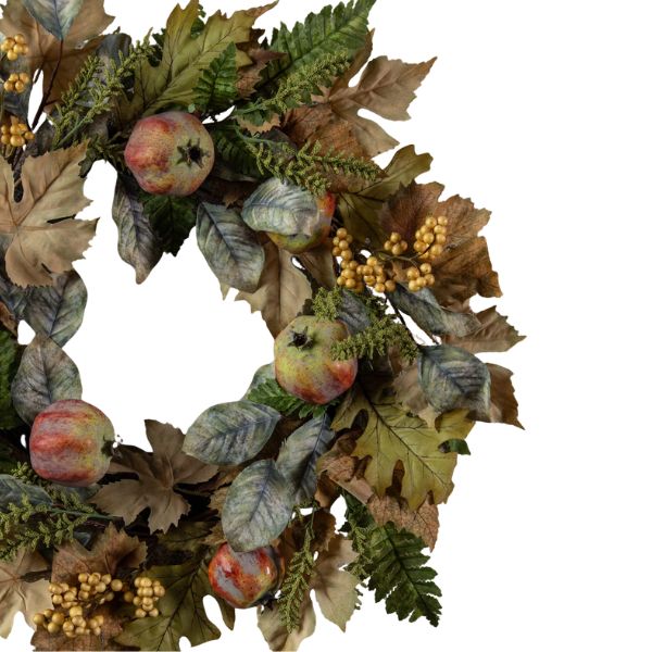Pomegranate Berry Wreath, Beige 24 in.