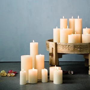 Unscented Pillar Candle, 3x6"