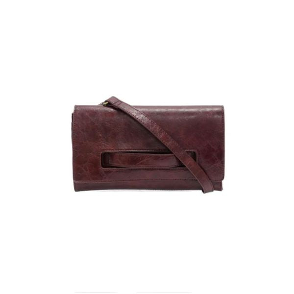 Caterina Handle Clutch Crossbody, Wine