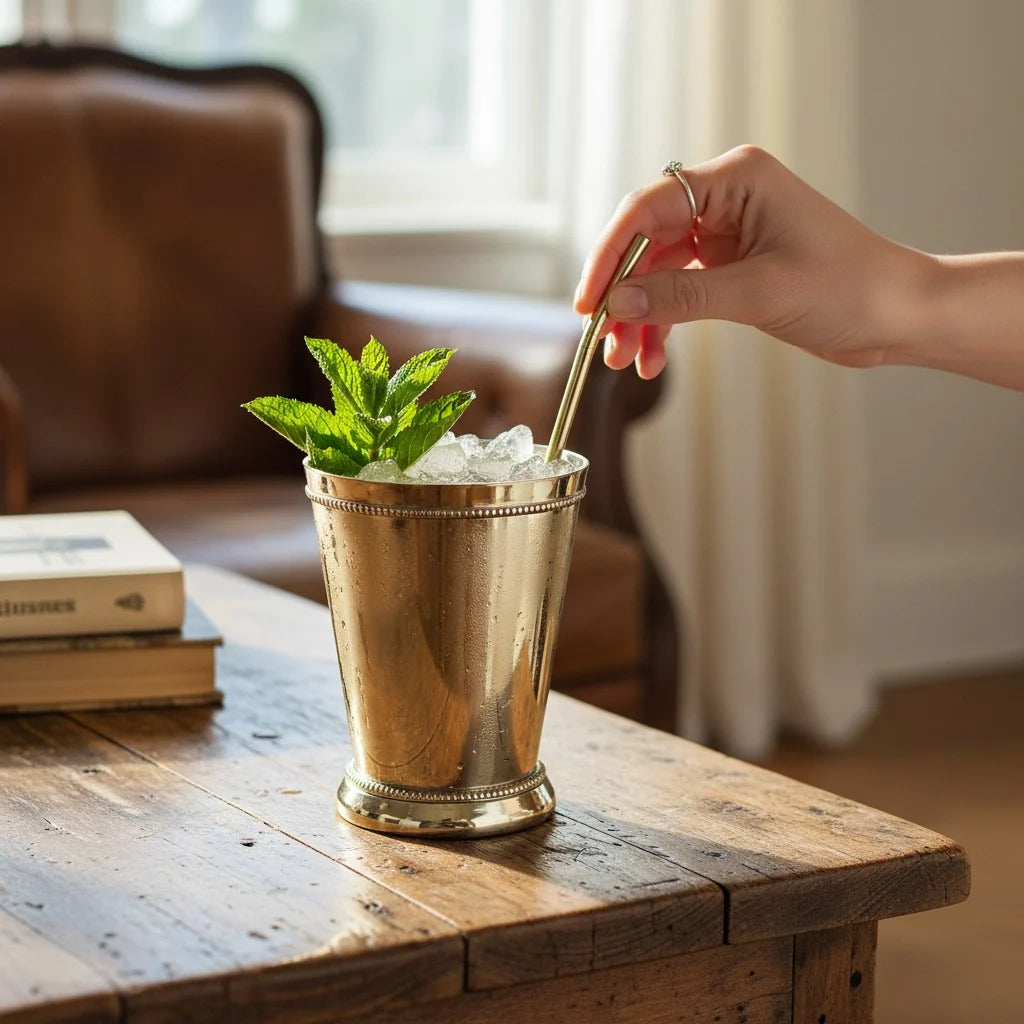 Mint Julep Cup, Brass