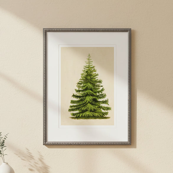 Norway Spruce Artwork, 16 X 20 in.