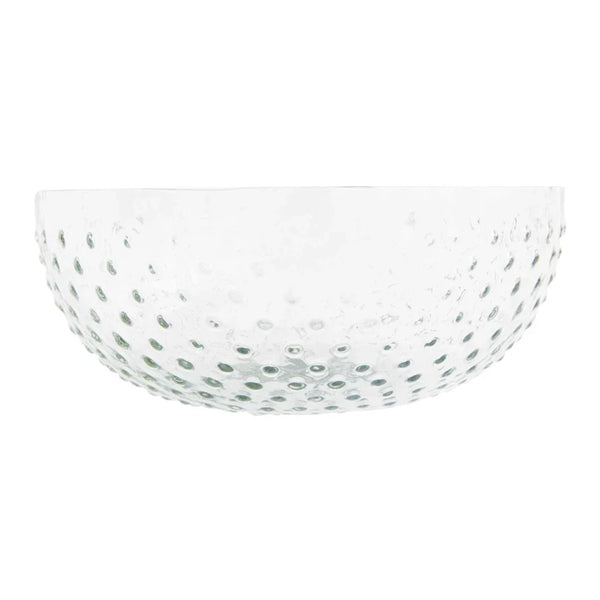 Recycled Glass Hobnail Serving Bowl, 4.5 Quart