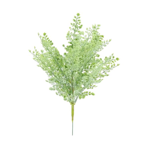 Frilly Fern, 16 in. artificial greenery with delicate light green leaves, perfect for adding natural decor accents to any room, sold by Knotty and Board. Every Room Needs A Little Knotty and Board.