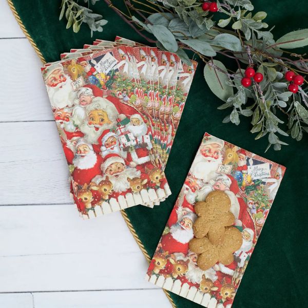 Retro Santa Guest Napkin