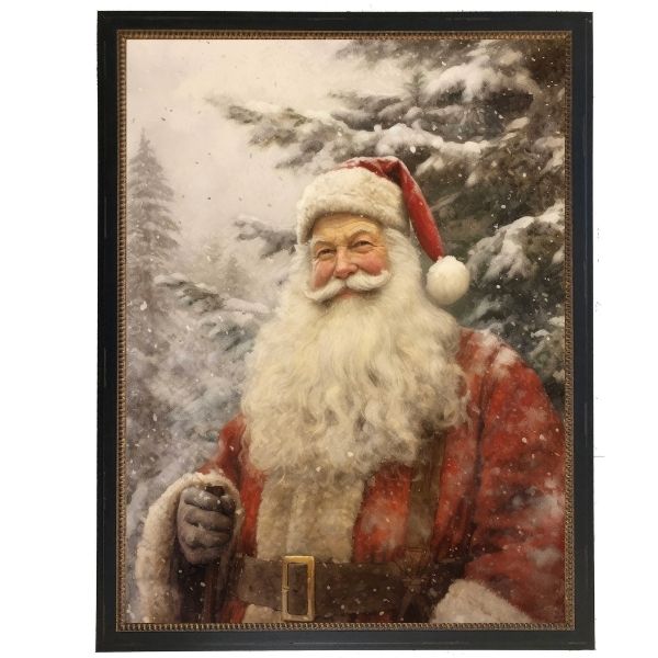 Vintage Santa, 16 X 20 in.
