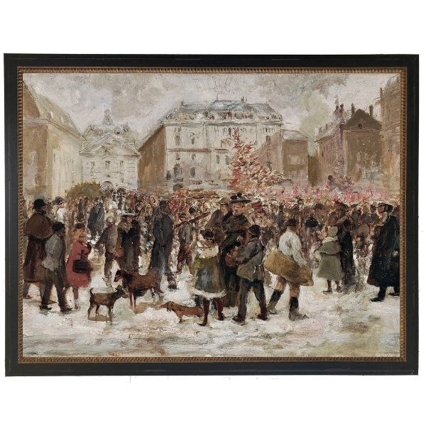 Vintage People Embracing, 10 X 8 in.