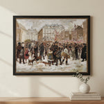 Vintage People Embracing, 10 X 8 in. 2