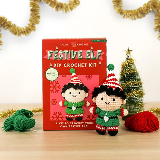 Festive Elf – DIY Crochet Kit