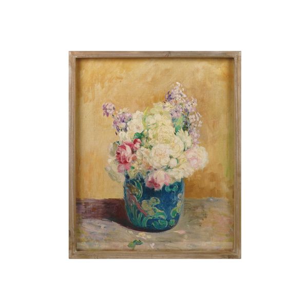 Flower Bouquet in Vase Wall Art, 19.5 X 23.5 in.