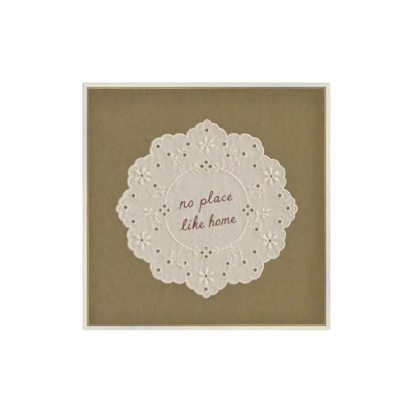 No Place Like Home Wall Art, 8 X 8 in.