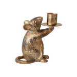 Cast Aluminum Mouse Taper Holder, 4.5 in. 1